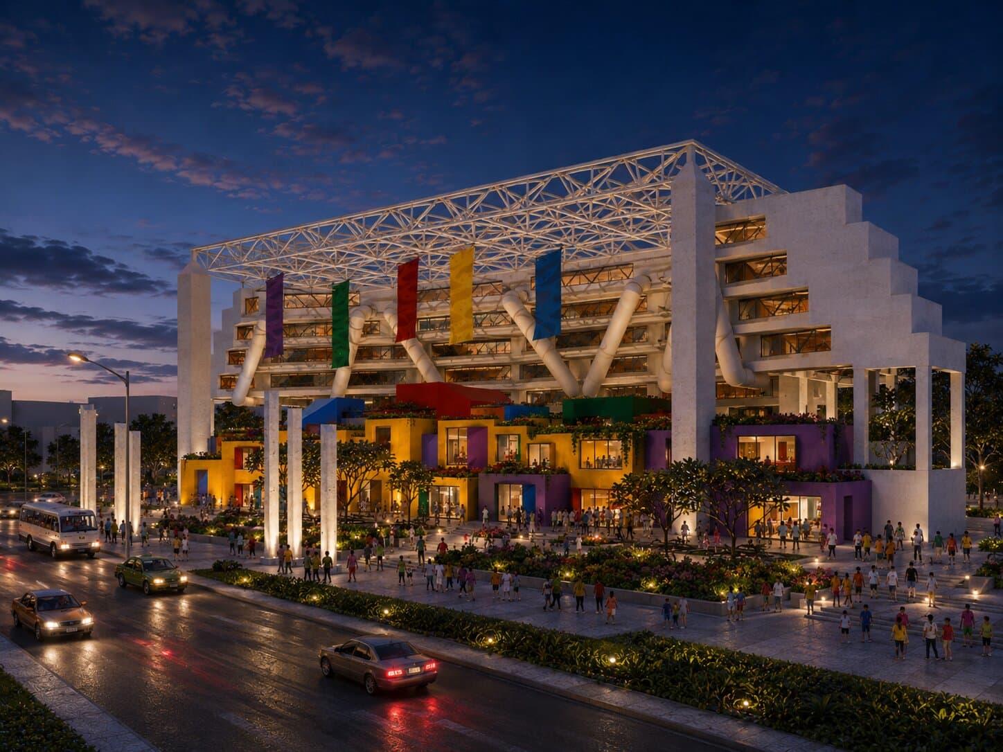 Trade Roof Complex (conceptual) Commercial Architecture in C.B.D Belapur - Navi Mumbai image 2